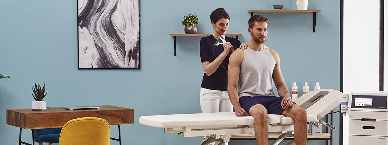 What is shockwave therapy and how does it help patients?